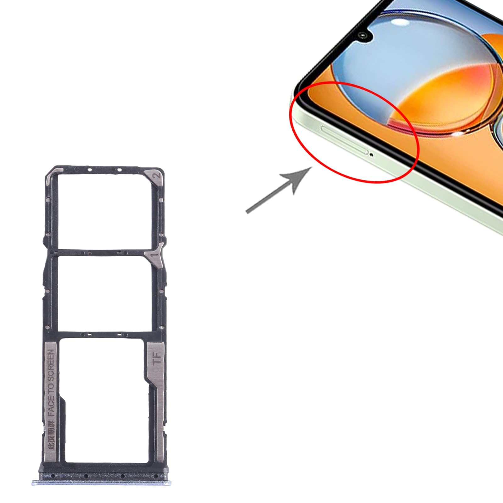 sim★ Amazon.com: Cellphone Card Socket for Xiaomi Redmi 13C SIM